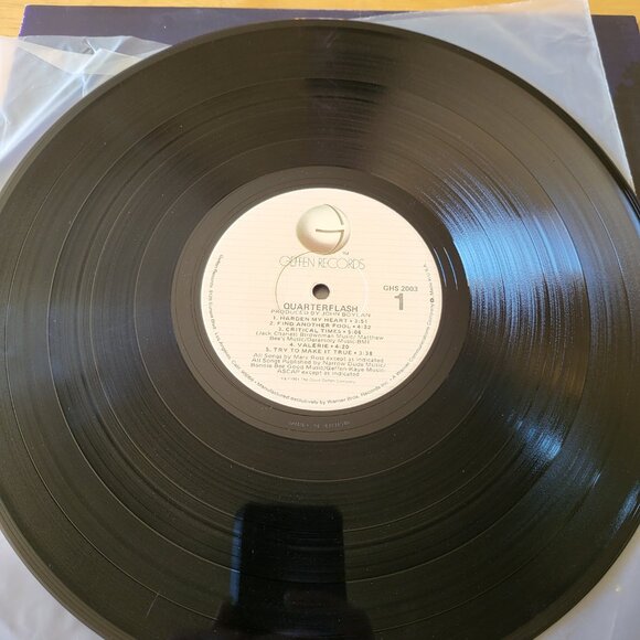Quarterflash Self-Titled Vinyl LP 1981 Geffen Records GHS 2003 Pop Rock LP5 - Picture 7 of 9